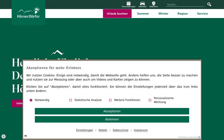 Screenshot of hoernerdoerfer.de