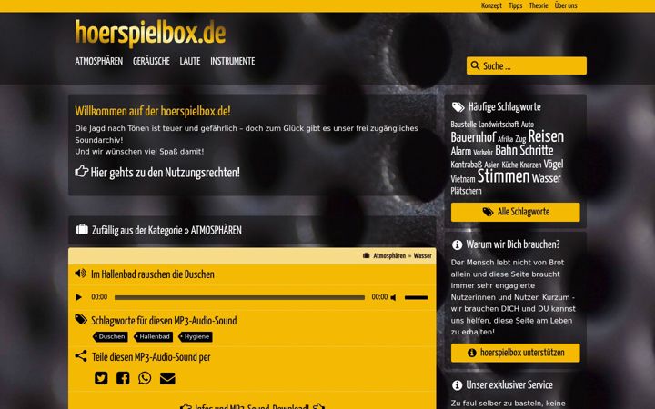 Screenshot of hoerspielbox.de