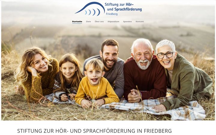 Screenshot of hoerstiftung.de
