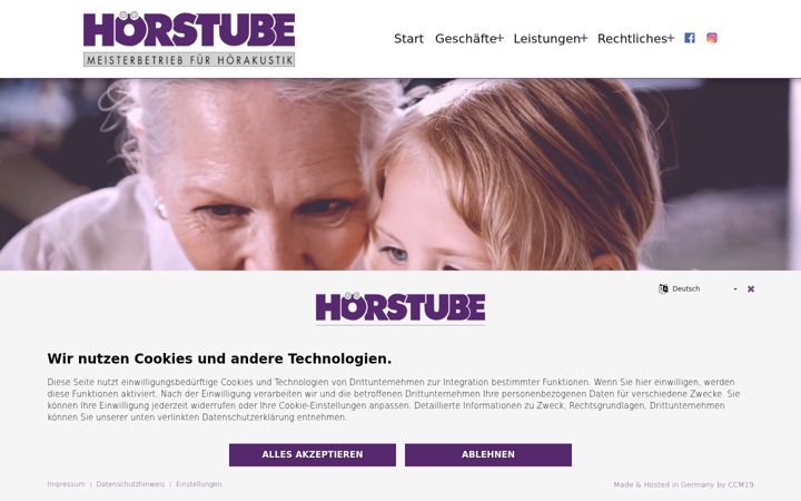 Screenshot of hoerstube.com