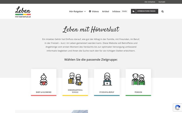 Screenshot of hoerverlust.at