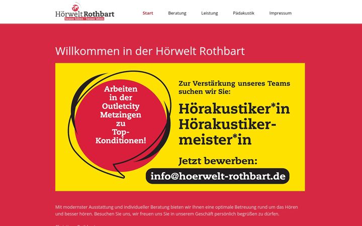 Captura de ecrã de hoerwelt-shop.de