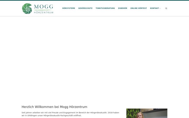 Screenshot of hoerzentrum-mogg.de