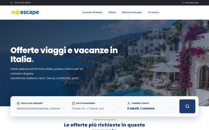 Screenshot of hoescape.com