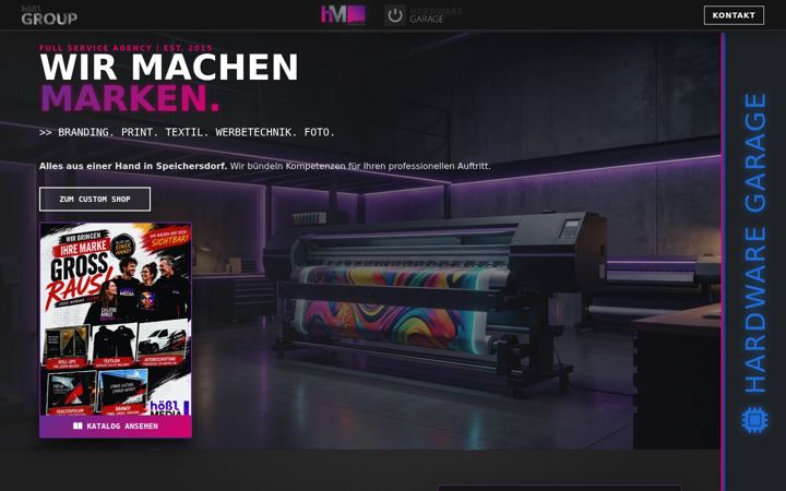 Screenshot of hoessl-media.de