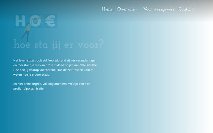 Screenshot of hoestajijervoor.nl
