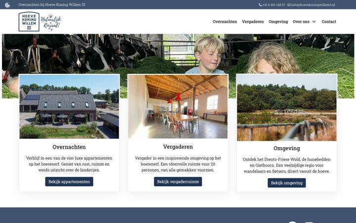 Screenshot of hoevekoningwillem3.nl