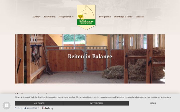 Screenshot of hof-anumee.de