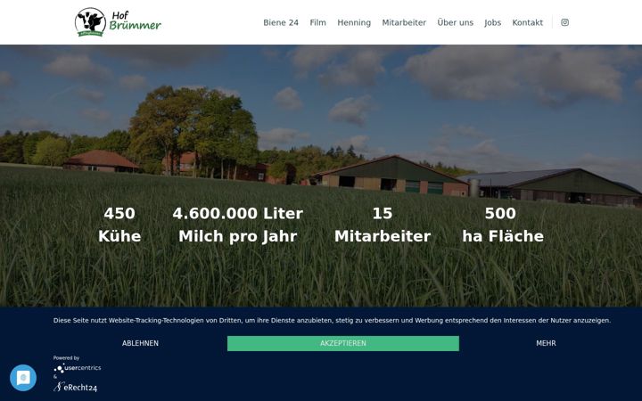 Screenshot of hof-bruemmer.de
