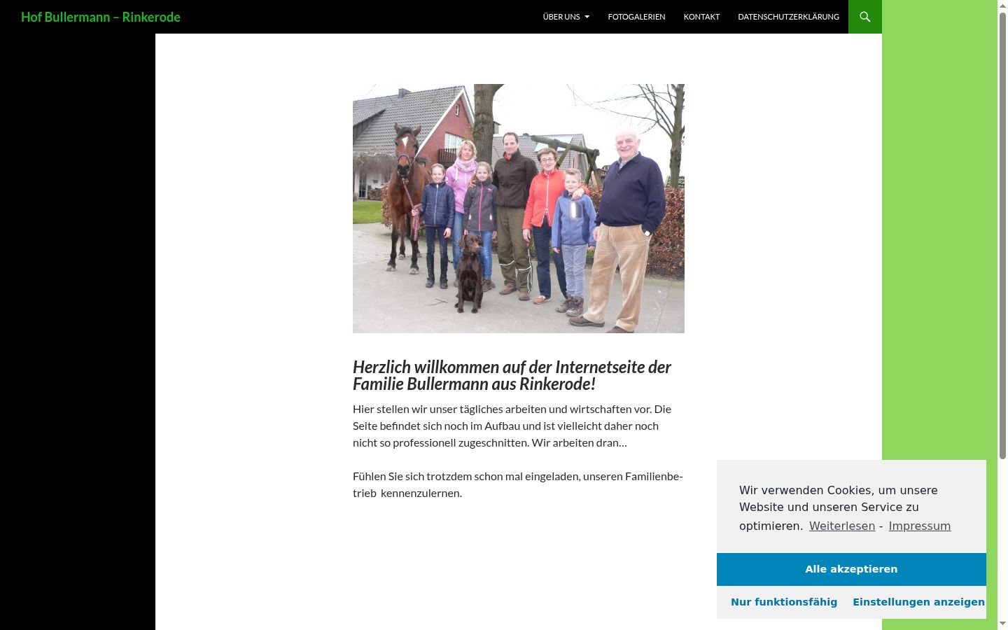 Zrzut ekranu banera zgody wyświetlanego przed jakąkolwiek interakcją