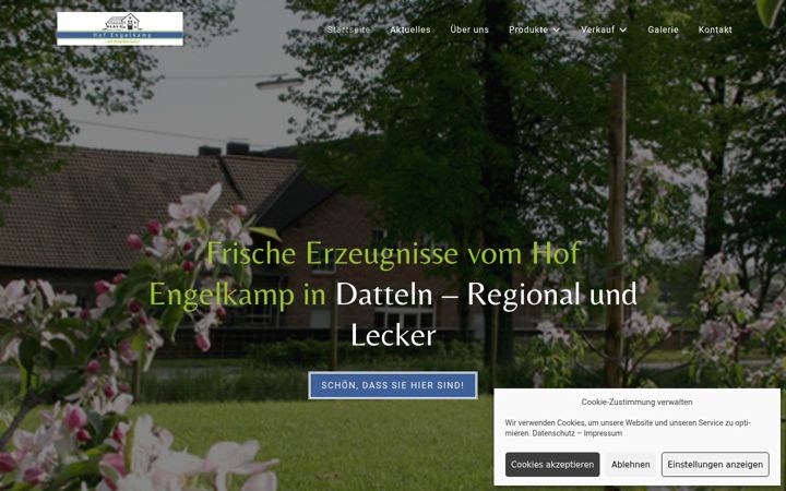 Screenshot of hof-engelkamp.de