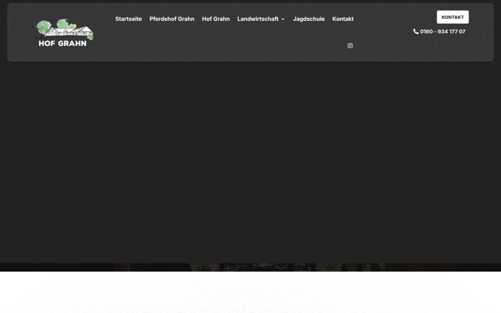 Screenshot of hof-grahn.de