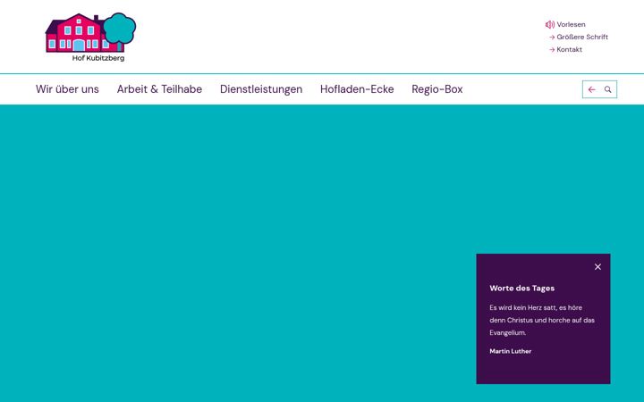 Screenshot of hof-kubitzberg.de
