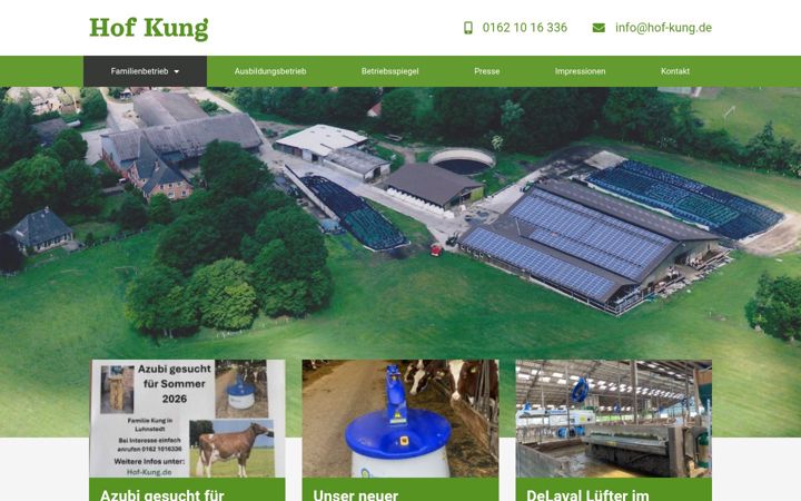 Screenshot of hof-kung.de