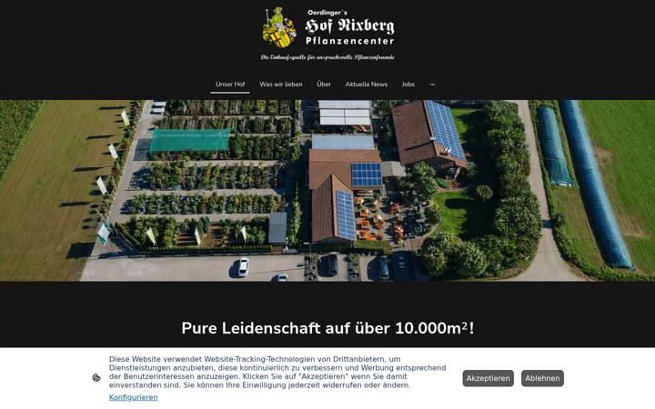 Screenshot of hof-nixberg.de