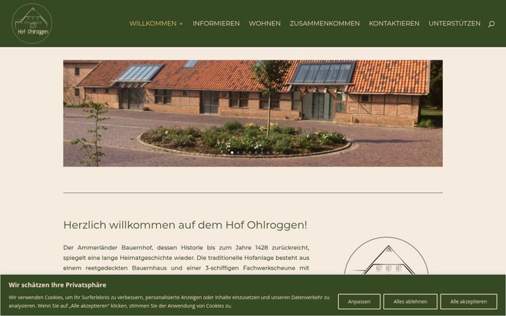 Screenshot of hof-ohlroggen.de