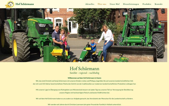 Screenshot of hof-schuermann.de