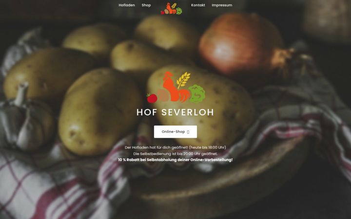Screenshot of hof-severloh.de