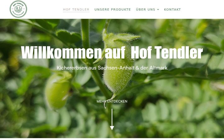 Screenshot of hof-tendler.de