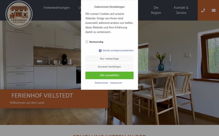 Screenshot of hof-vielstedt.de