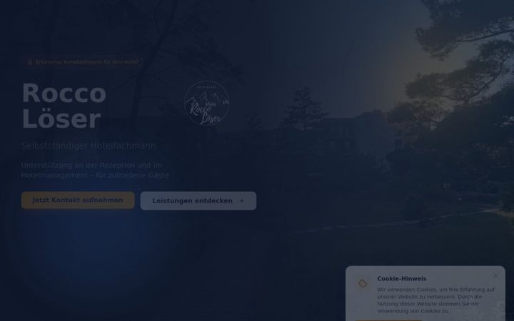 Screenshot of hofa-roccoloeser.com