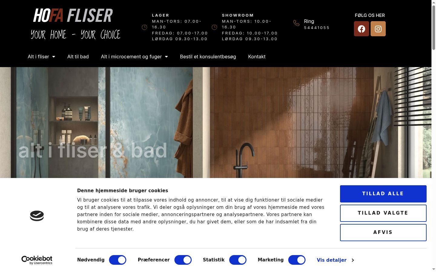 Capture d'écran de la bannière de consentement affichée avant toute interaction