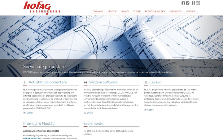 Screenshot of hofag.ro