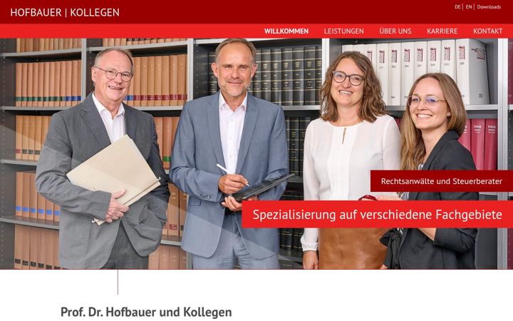 Screenshot of hofbauer-kollegen.de