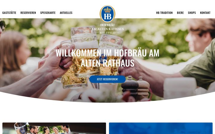 Screenshot of hofbraeu-am-alten-rathaus.de