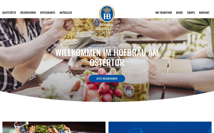 Screenshot of hofbraeu-am-ostertor.de