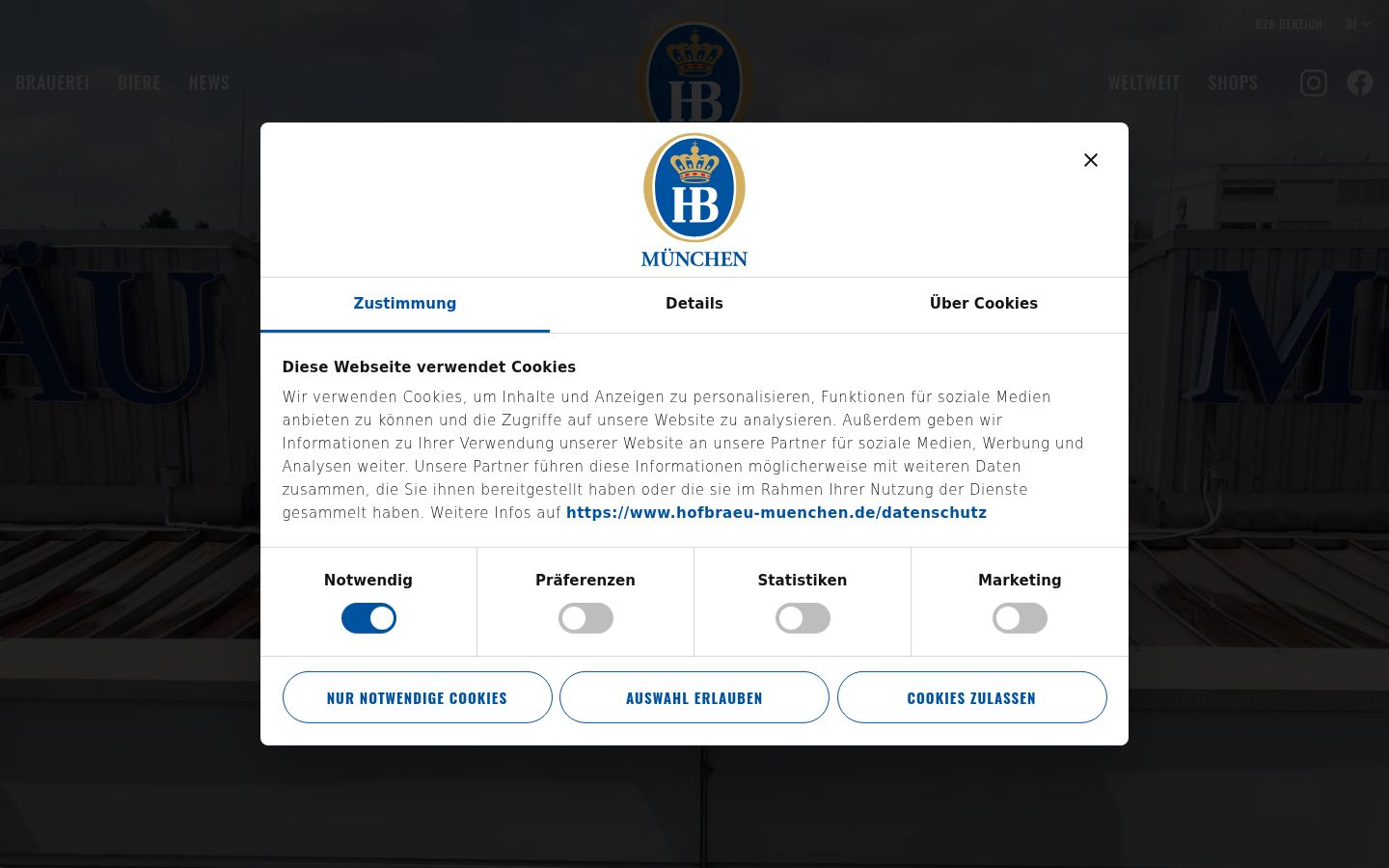 Sutikimo reklamjuostės, rodytos prieš bet kokią sąveiką, ekrano kopija