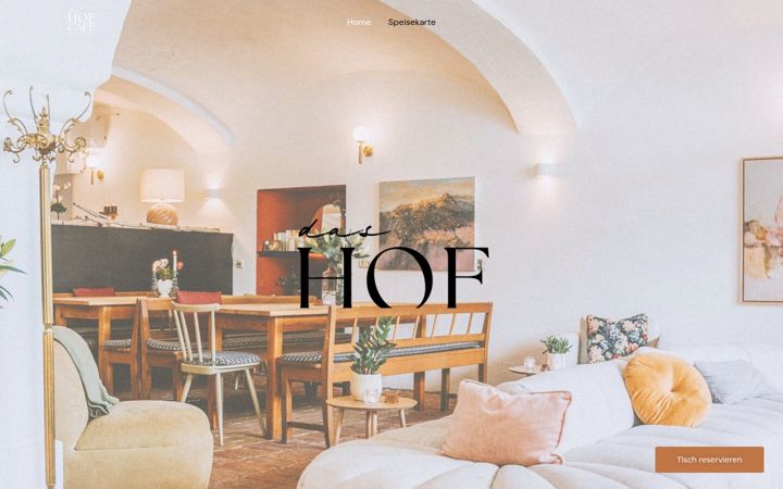 Screenshot of hofcafe-lindkirchen.de
