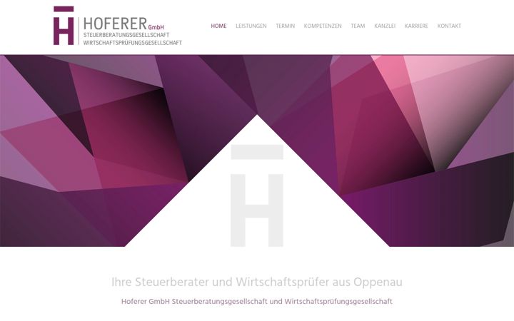 Screenshot of hoferer.de