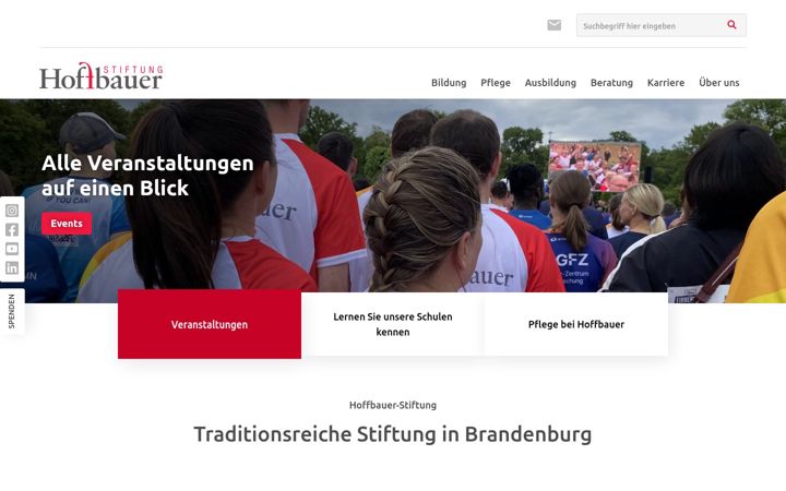 Screenshot of hoffbauer-stiftung.de