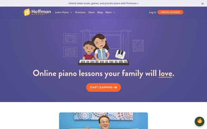 Screenshot of hoffmanacademy.com