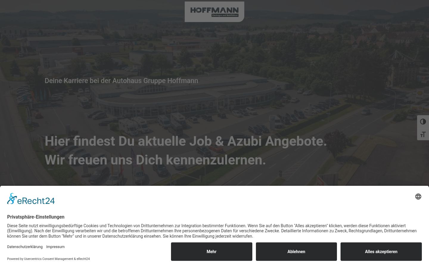 Screenshot tal-banner tal-kunsens muri qabel kwalunkwe interazzjoni