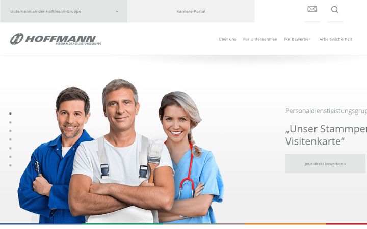 Screenshot of hoffmann-zeitarbeit.de