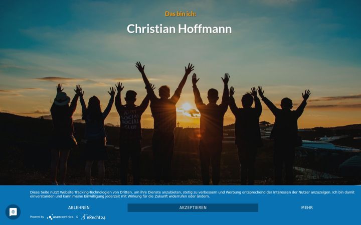 Screenshot of hoffmannchristian.com