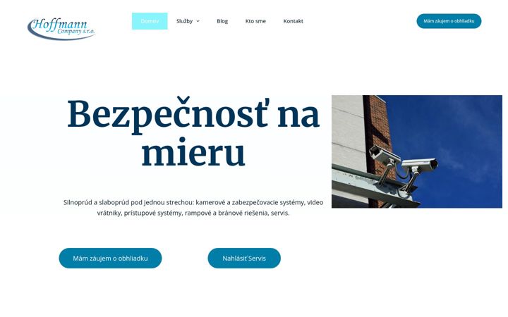 Screenshot of hoffmanncompany.sk