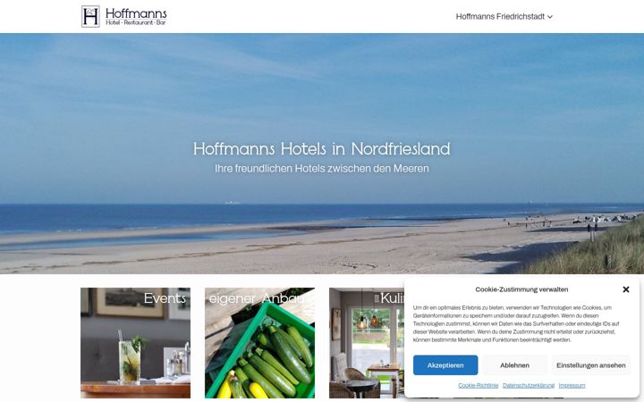 Screenshot of hoffmanns-hotels.com
