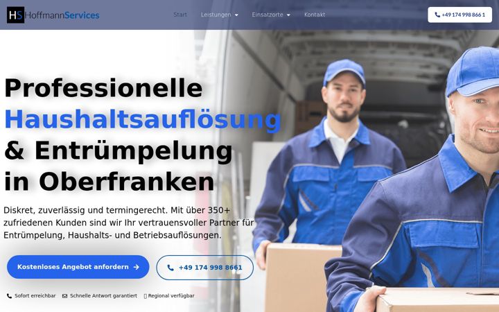 Screenshot of hoffmannservices.de