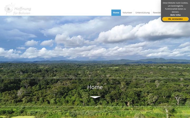 Screenshot of hoffnungfuerbolivien.de