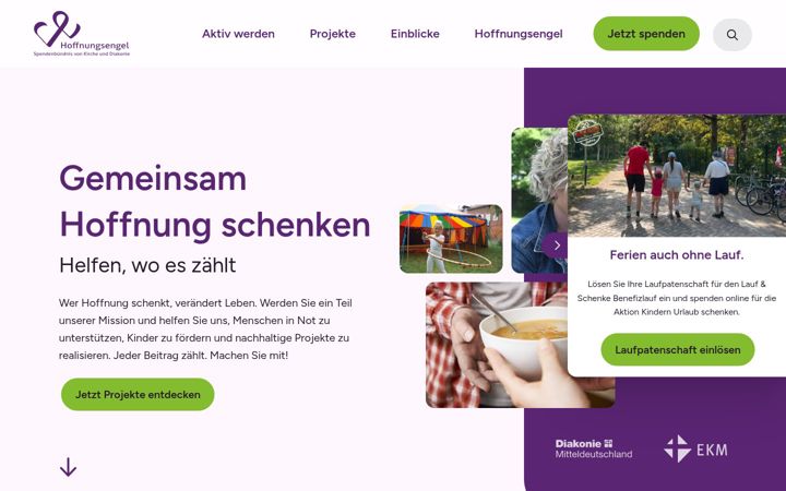 Screenshot of hoffnungsengel.de