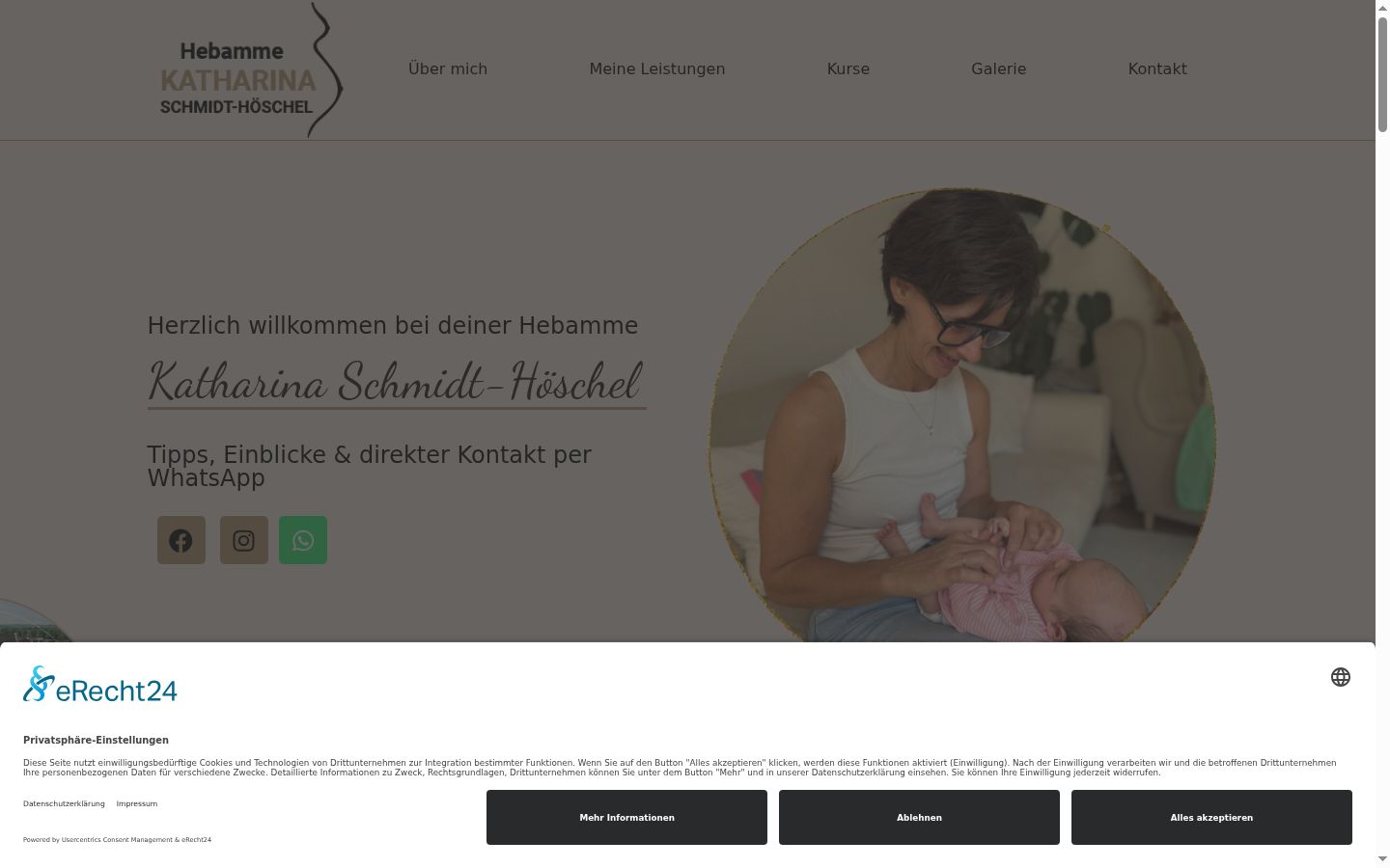 Screenshot tal-banner tal-kunsens muri qabel kwalunkwe interazzjoni