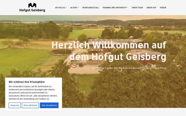 Screenshot of hofgut-geisberg.de