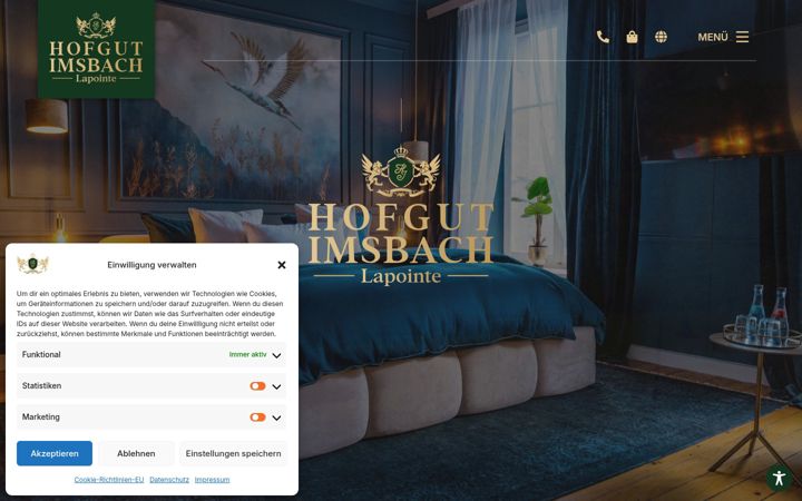 Screenshot of hofgut-imsbach.de