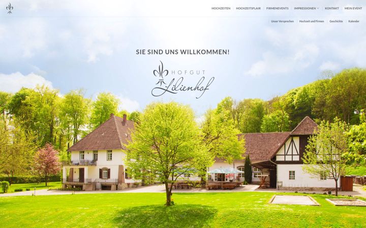 Screenshot of hofgut-lilienhof.de