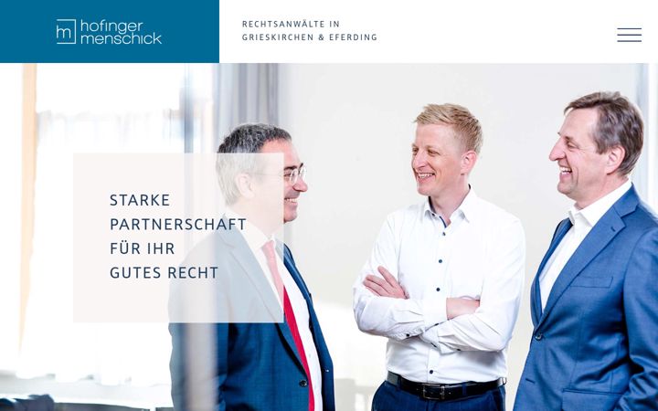 Screenshot of hofinger-menschick.at