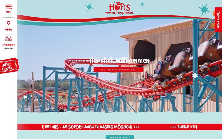 Screenshot of hofis.com