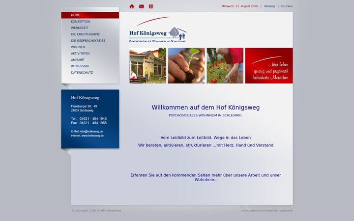 Screenshot of hofkoenig.de